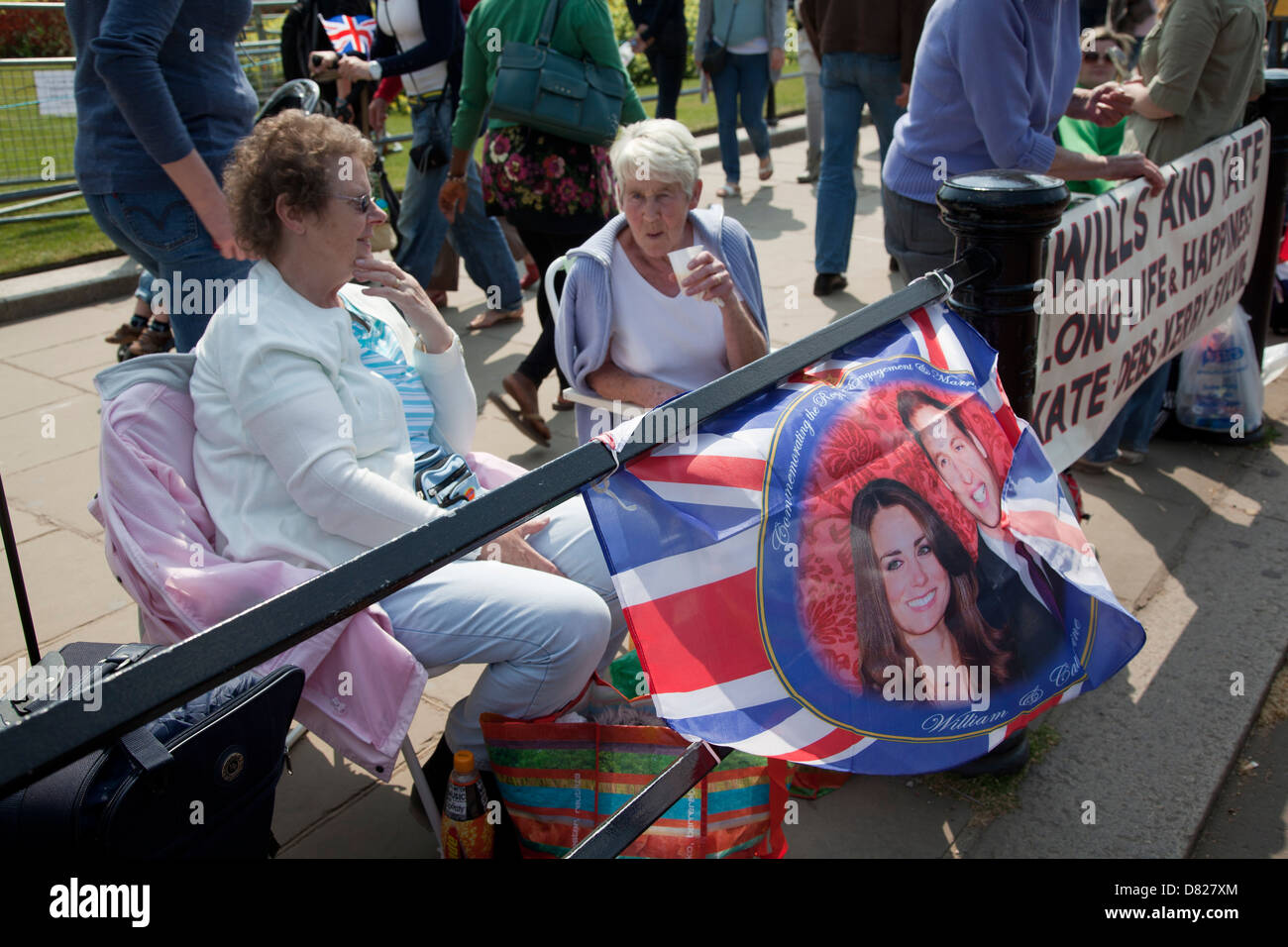 Nozze reali del principe William e Kate Middleton in aprile 2011. Foto Stock