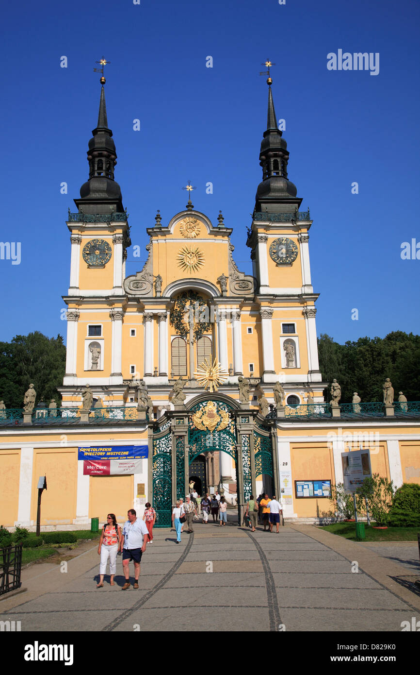 Swieta Lipka (Santo Lime), la barocca chiesa di pellegrinaggio, Lago Masurian Distrikt, Polonia Foto Stock