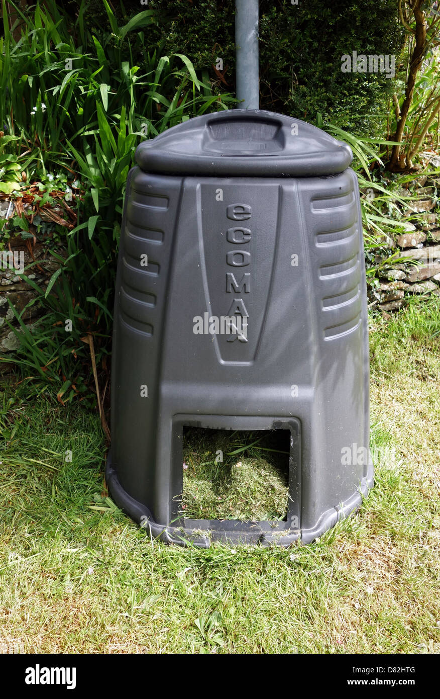 un compost bin Foto Stock