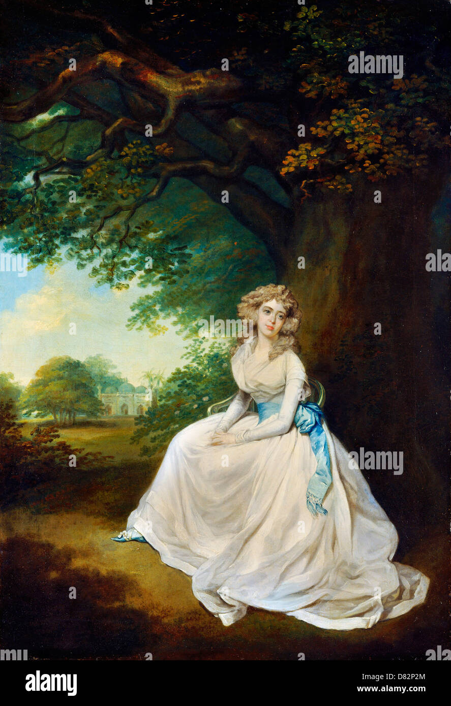 Arthur William Devis, Lady camere. Circa 1789. Olio su tela. Yale Center per British Art di New Haven, Connecticut, USA. Foto Stock