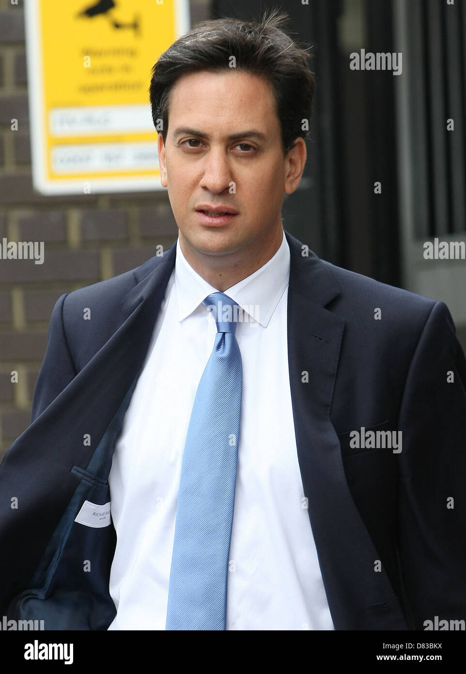 Ed Miliband a ITV Studios di Londra - Inghilterra - 10.08.11 Foto Stock