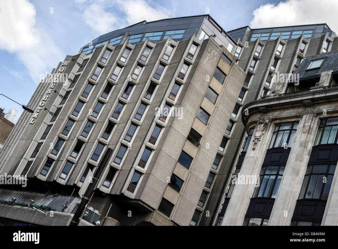 Datata edifici d'epoca di Londra Foto Stock