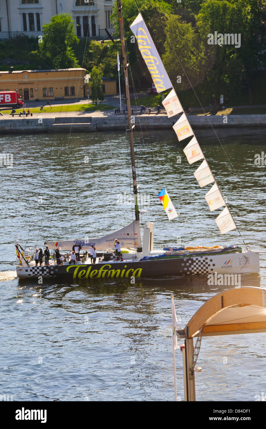 Il 2008/09 Volvo Ocean Race è stato uno yacht race svoltosi tra PTOM 4,2008, e 27 giugno 2009,barche partecipanti,Stoccolma, Svezia Foto Stock