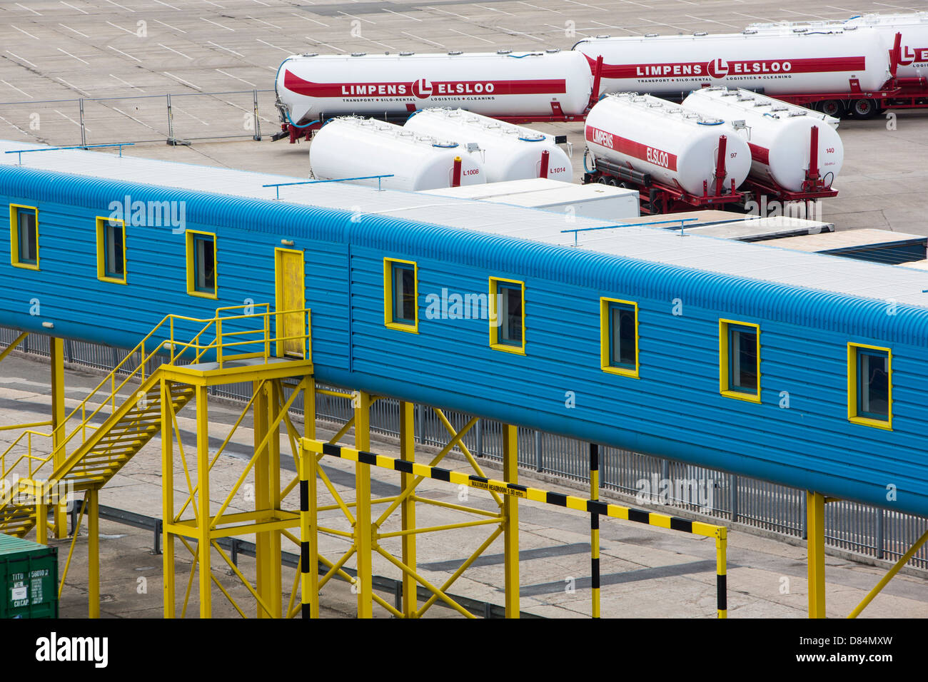 Il porto di Tyne a North Shields nei pressi di Newcastle, Regno Unito. Foto Stock