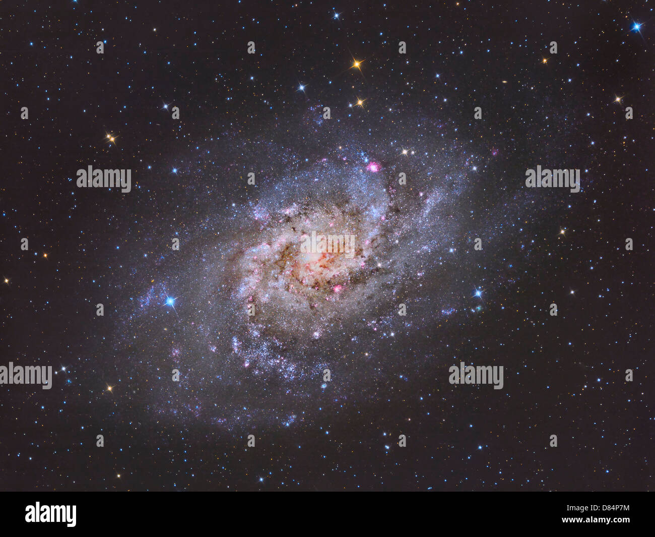 Il Triangulum Galaxy Foto Stock