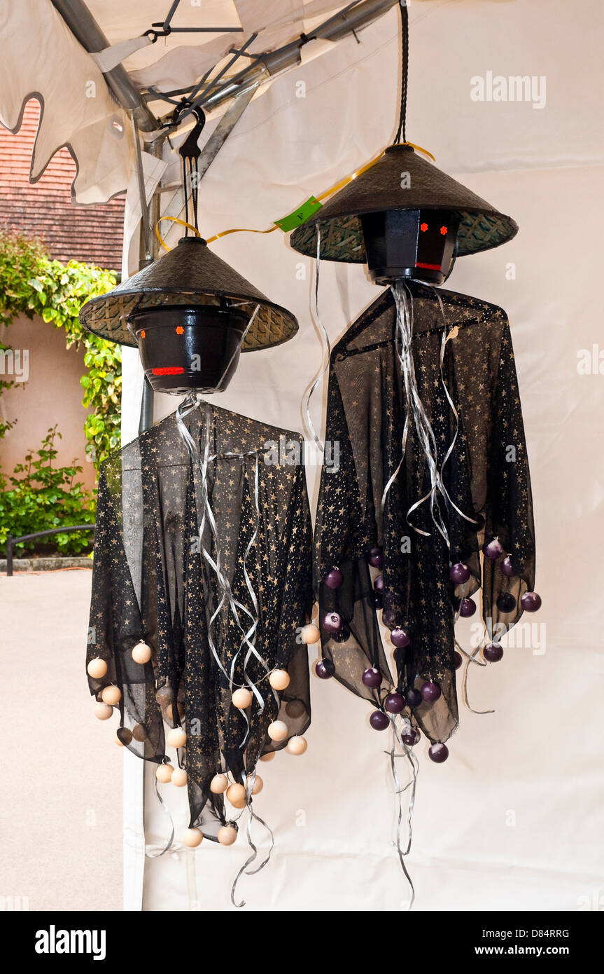 Fatta in Casa spaventapasseri concorso - Francia. Foto Stock