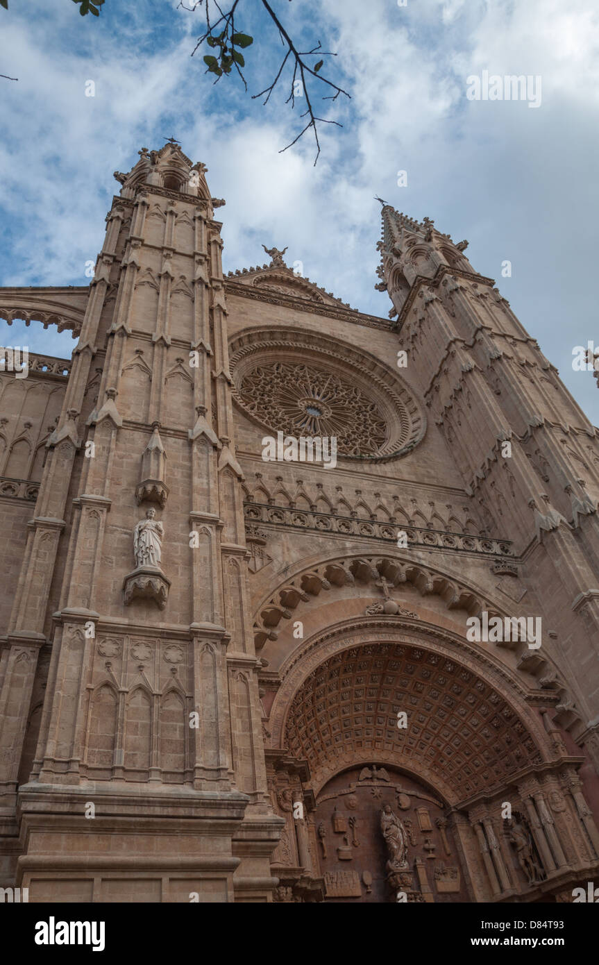 La Seu cathedral, Palma de Mallorca Foto Stock