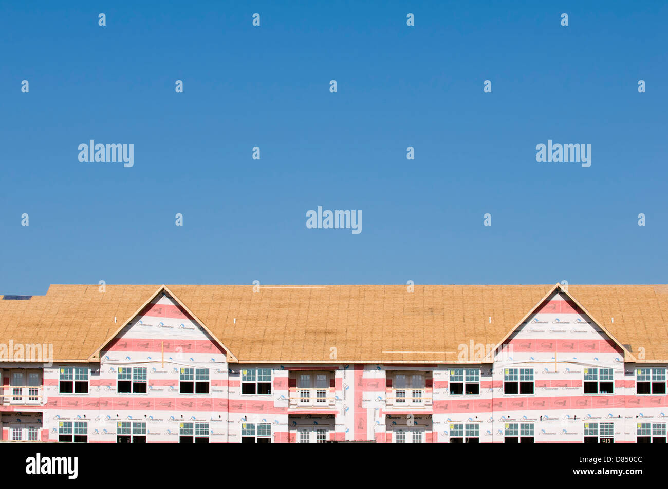 Multi-family appartamento case in costruzione. Arkansas, Stati Uniti d'America. Foto Stock