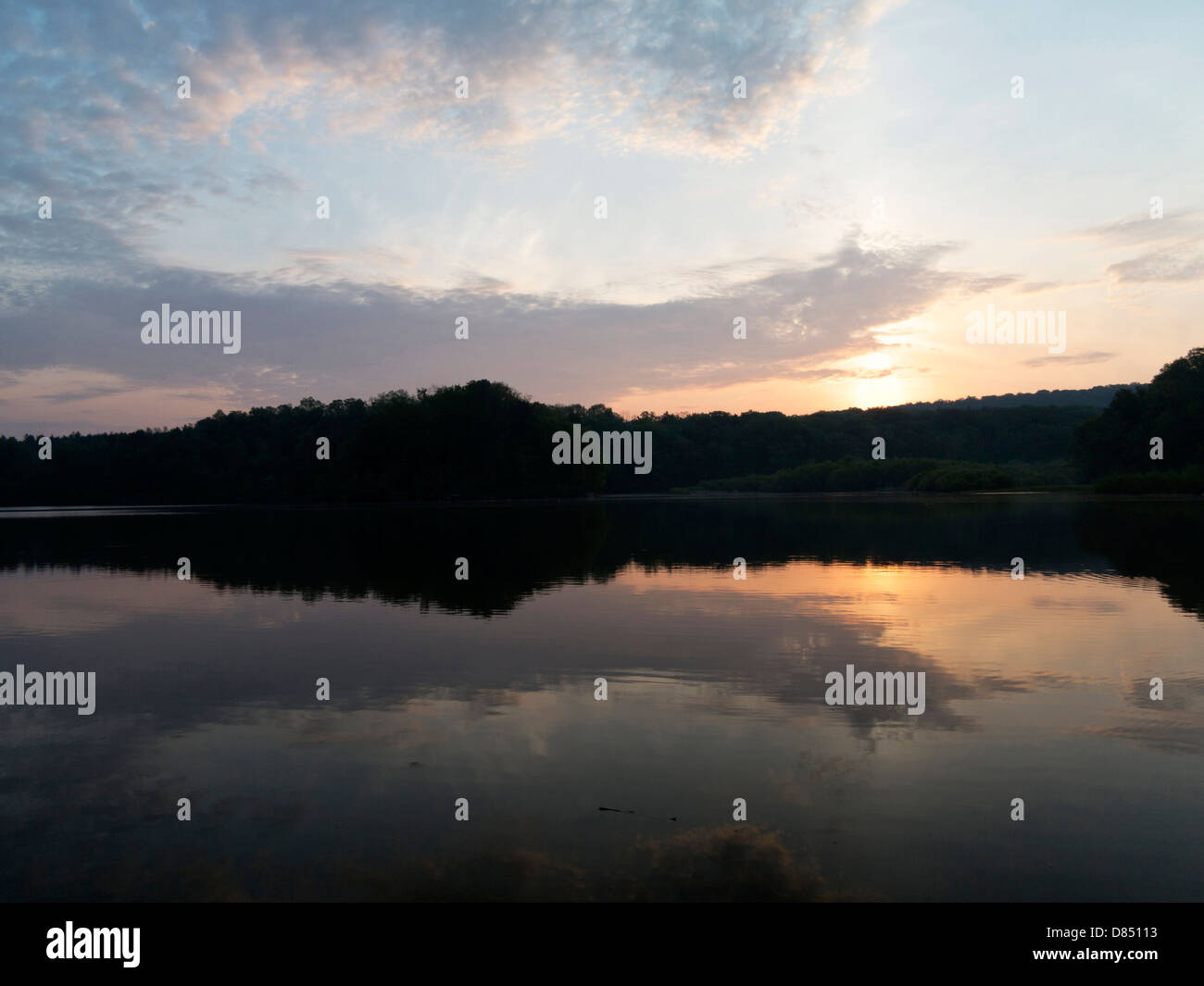 Lago di Hinckley Foto Stock