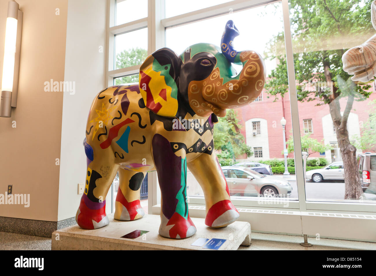 Elefante repubblicano scultura Foto Stock