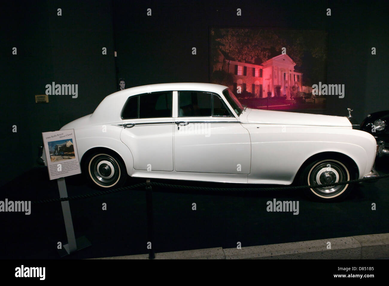Una vista di una Rolls Royce nel museo dell'automobile a Graceland a Memphis, Tennessee Foto Stock