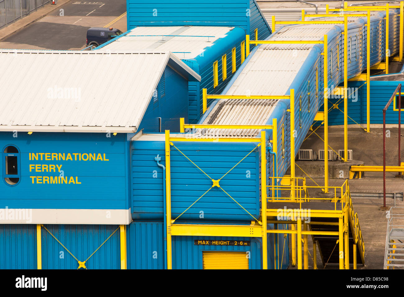 Il porto di Tyne nel North Shields Foto Stock
