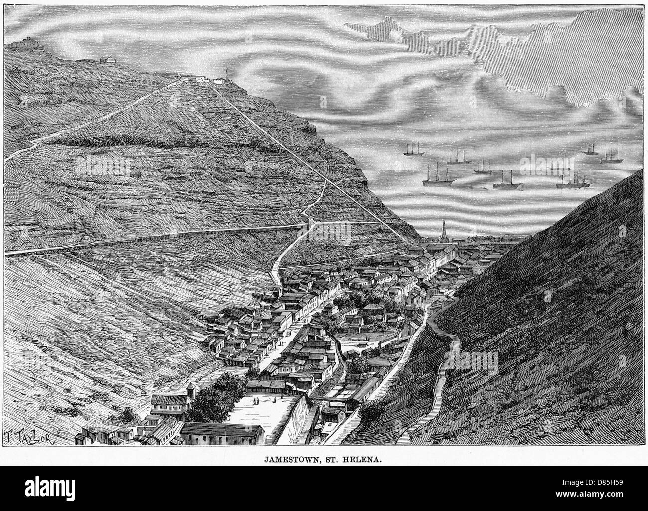 ATLANTIC Saint Helena Foto Stock