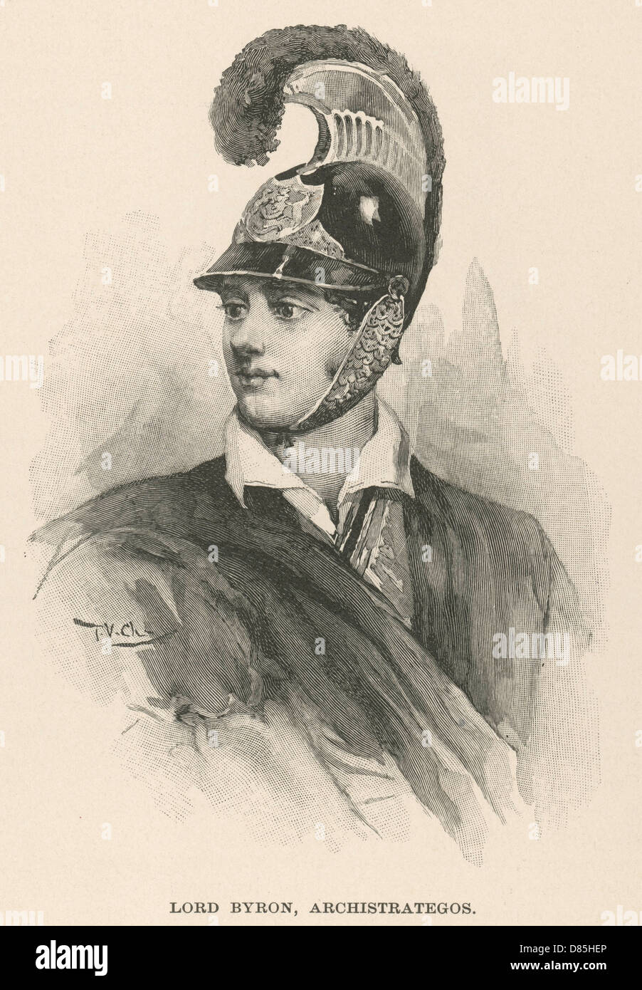 Lord George Gordon Byron, 6th Barone Byron Foto Stock