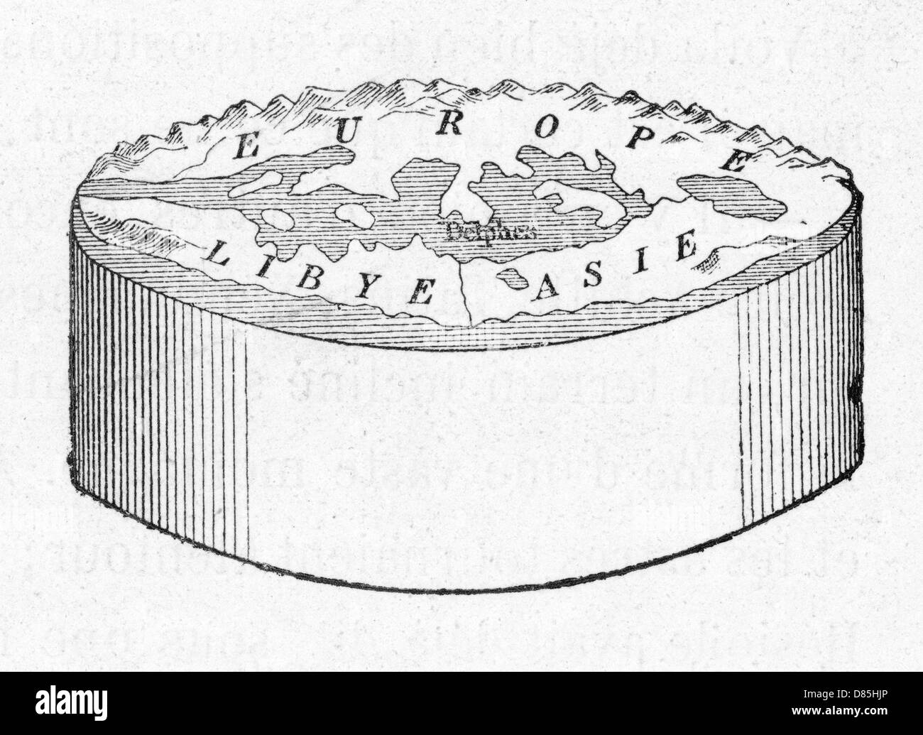 Massa cilindrica Foto Stock