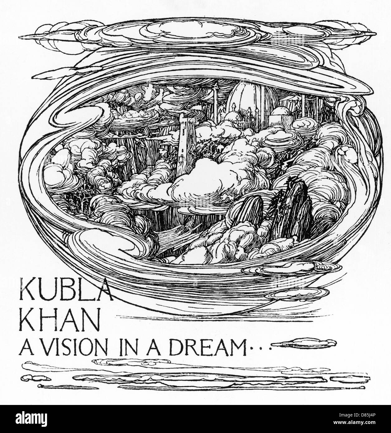 Coleridge Kubla Khan Foto Stock