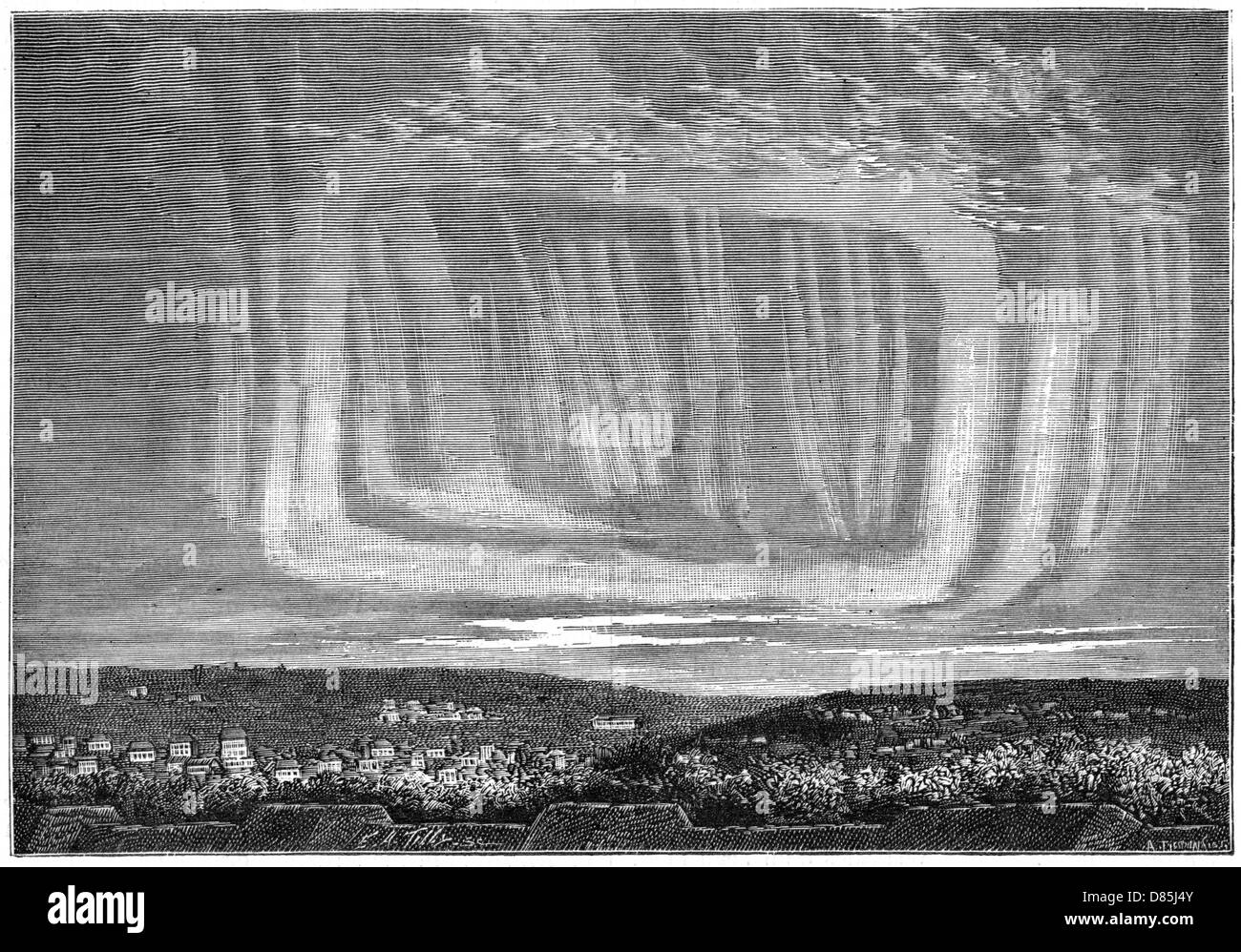 VISUALIZZA AL CREPUSCOLO Foto Stock