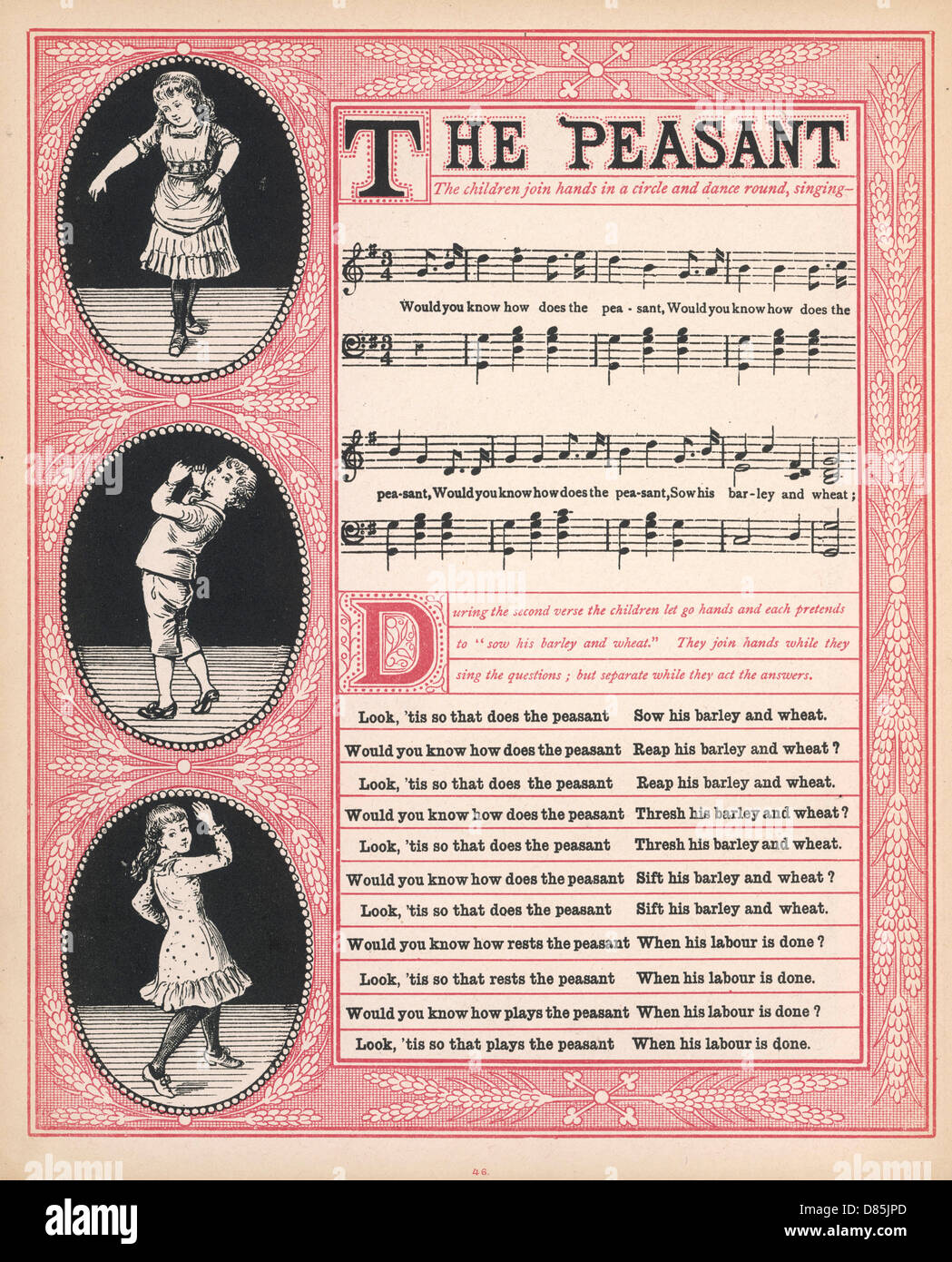 The Peasant, gioco dal 1886 Foto Stock