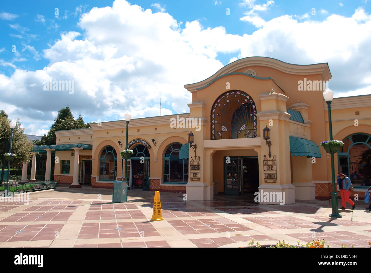 Disneyland Park, Parigi, area shopping. Foto Stock