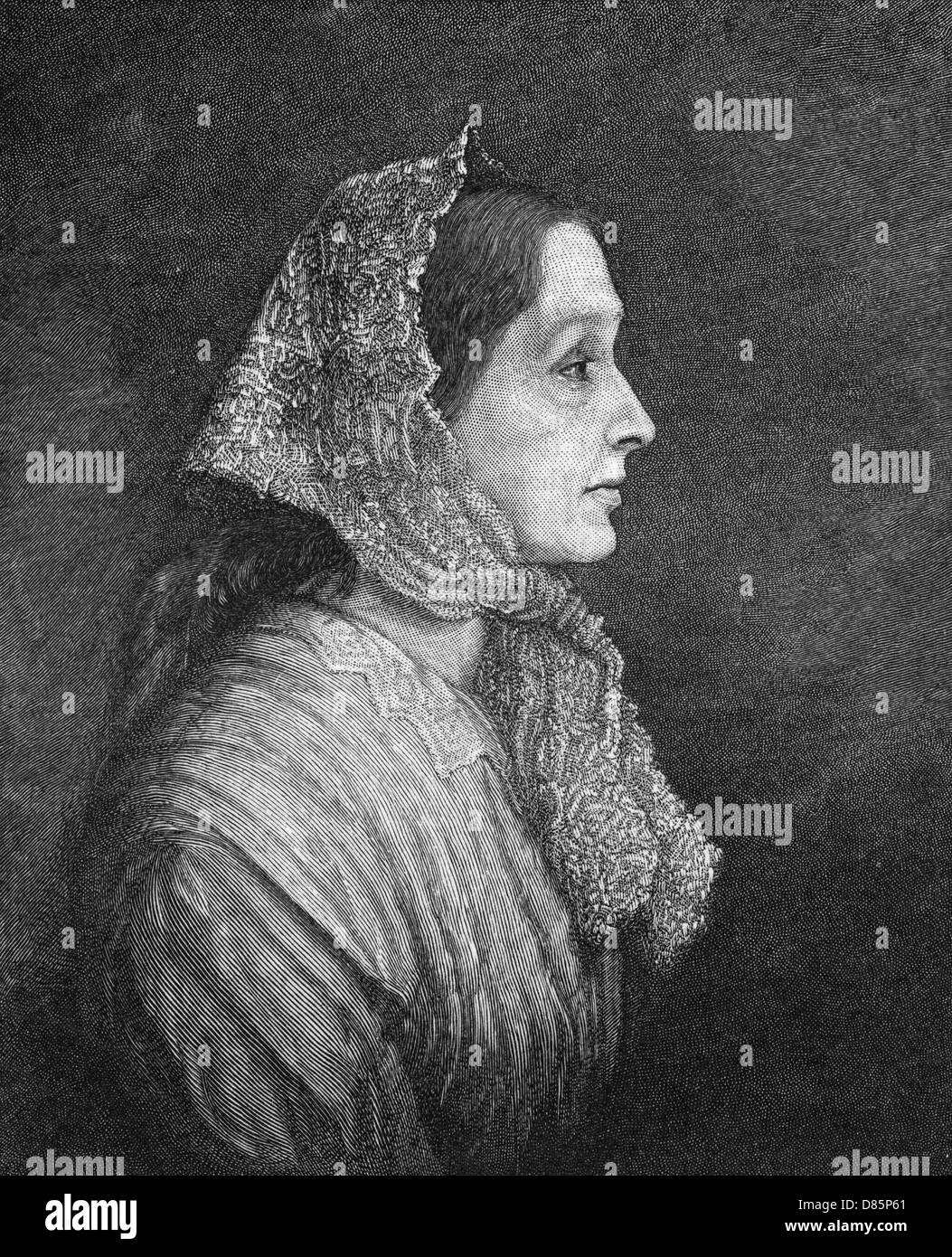 Emily, Lady Tennyson Foto Stock