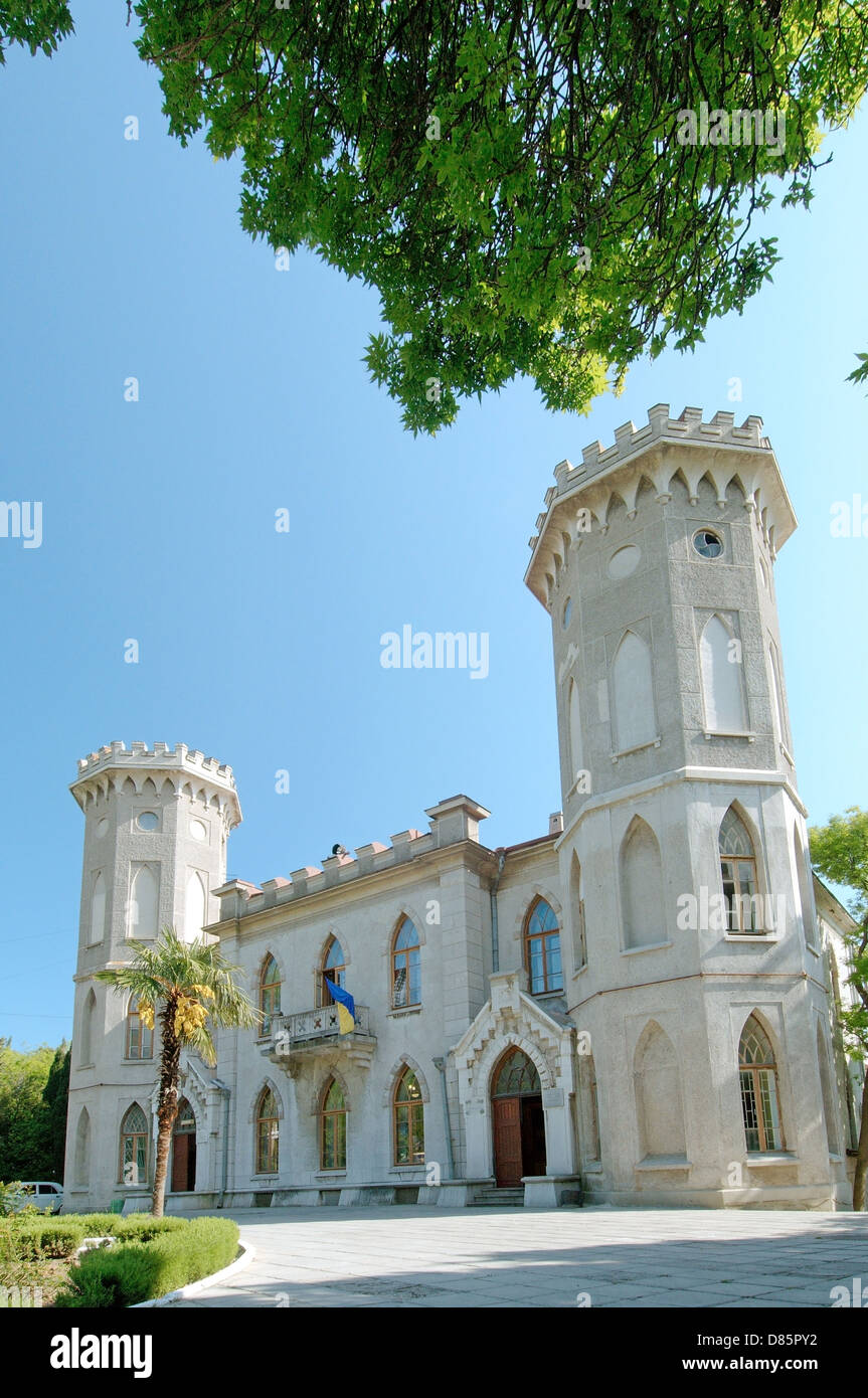 Sanatorium Yasnaya Polyana (brillante Glade), la maggiore Yalta, Crimea, Ucraina, Europa orientale Foto Stock