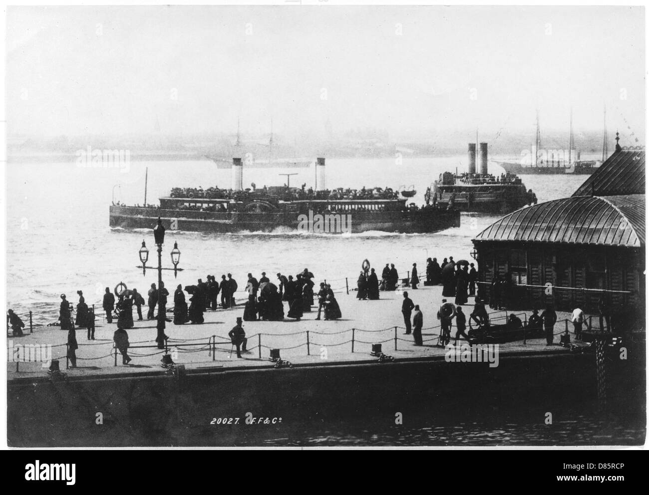 Paddle Steamer a Liverpool Foto Stock