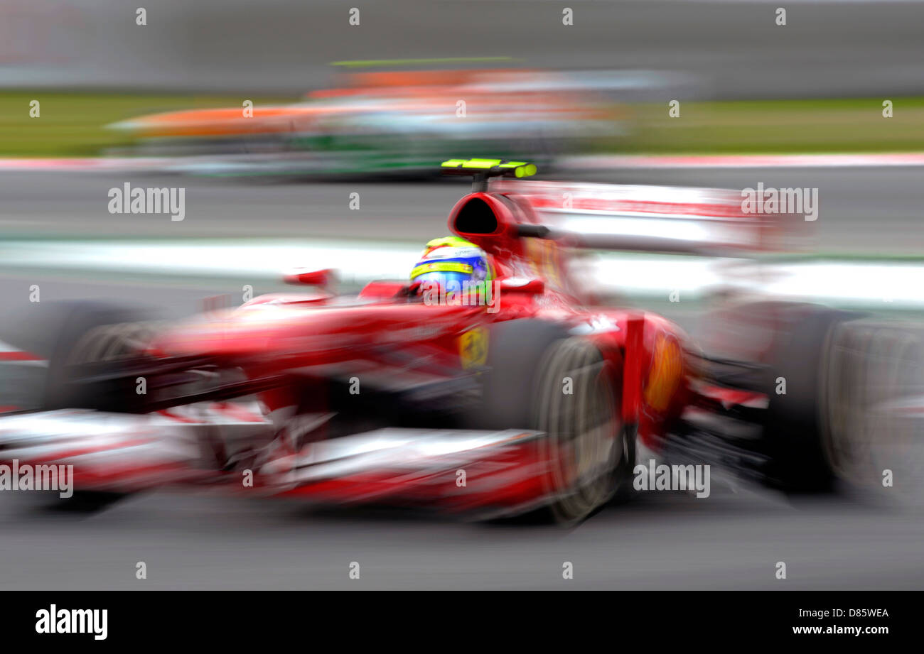Felipe Massa (BRA), Ferrari F138 durante la spagnolo di FORMULA ONE Grand Prix gara 2013 Foto Stock