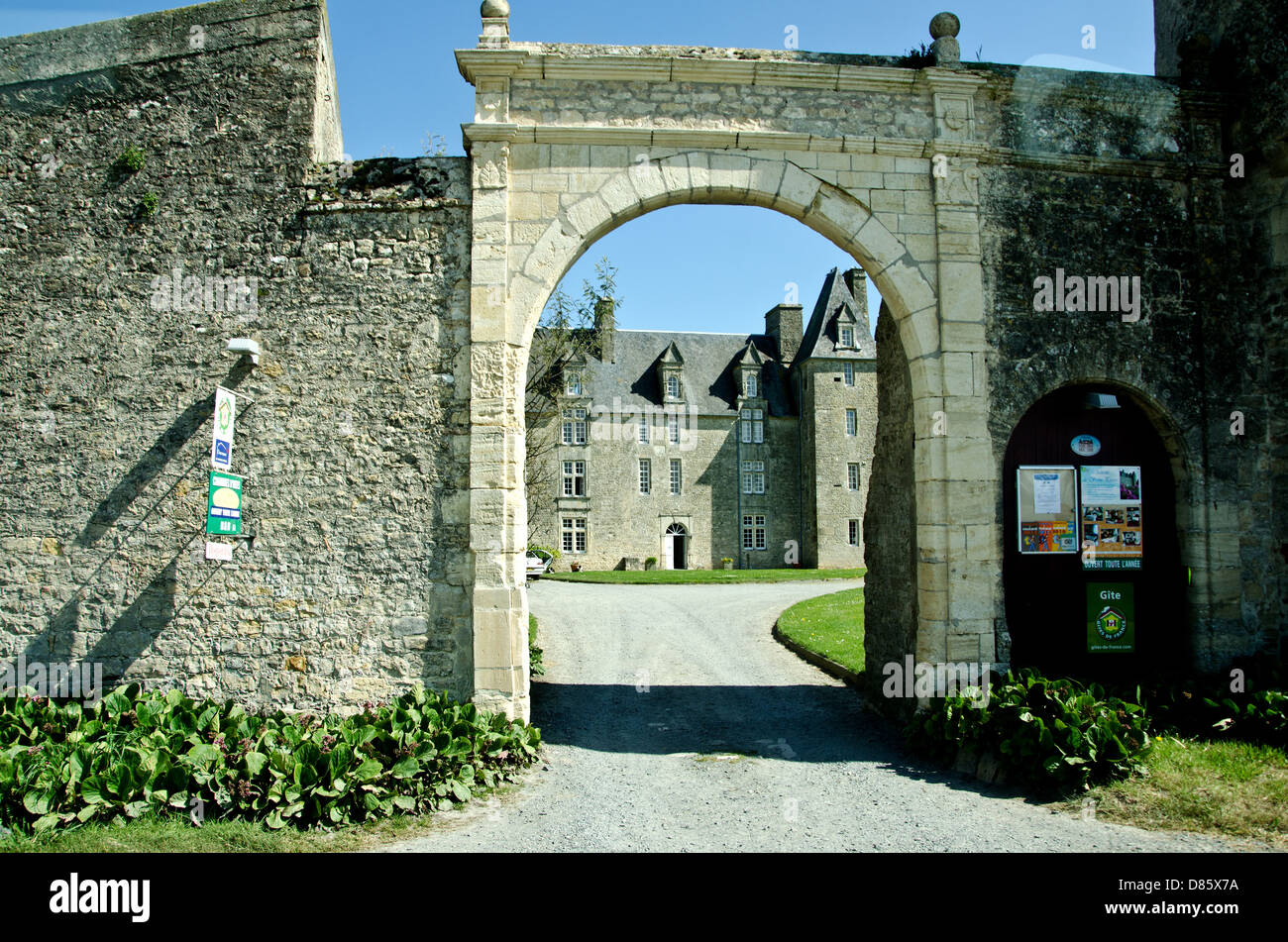 Costruzione medievale, Bayeux, Francia Foto Stock