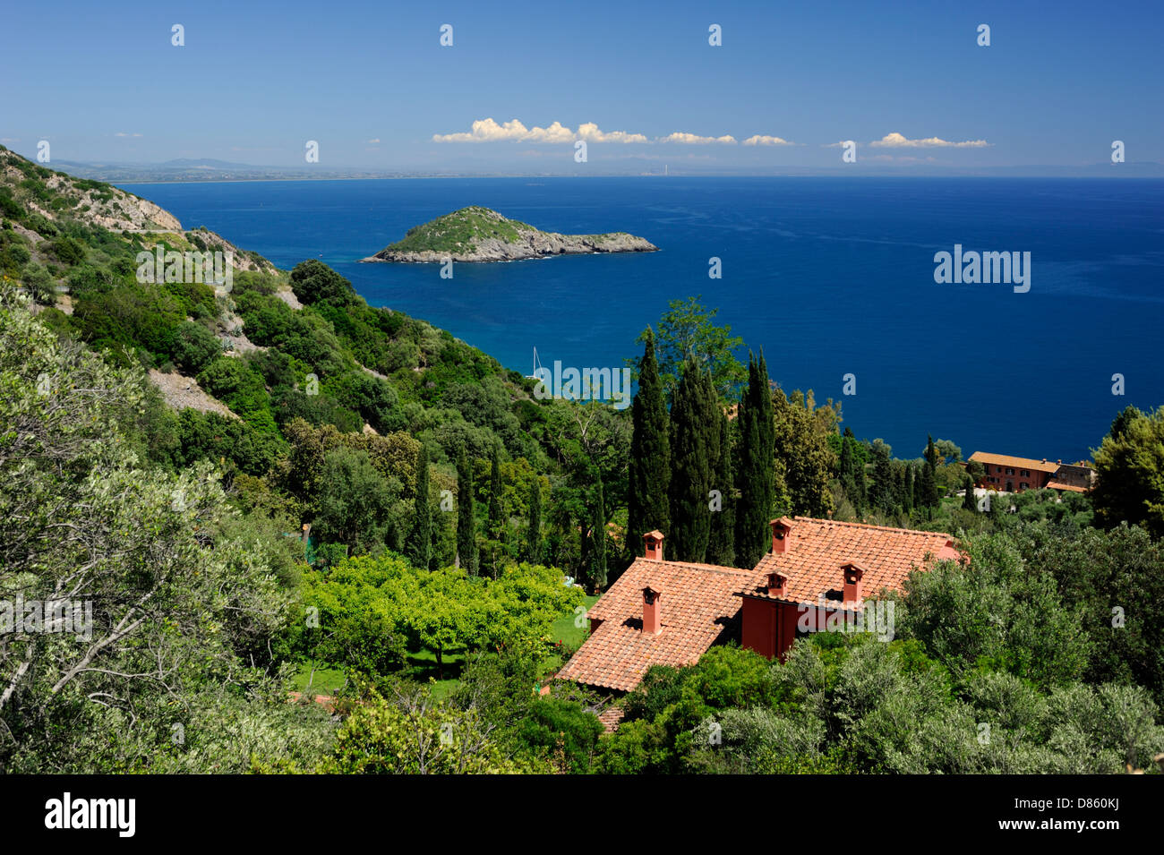 Italia, Toscana, Argentario, costa meridionale Foto Stock
