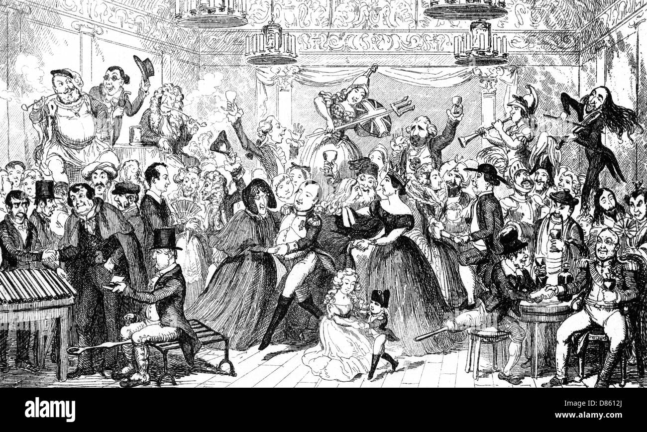 Cartone animato, ho sognato di dormire al Madame Tussaud's ! Foto Stock