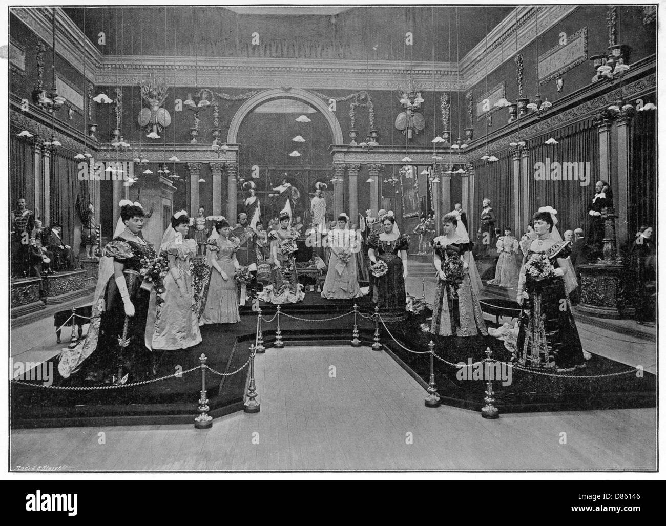 Mostra al Museo di Madame Tussauds di Londra Foto Stock