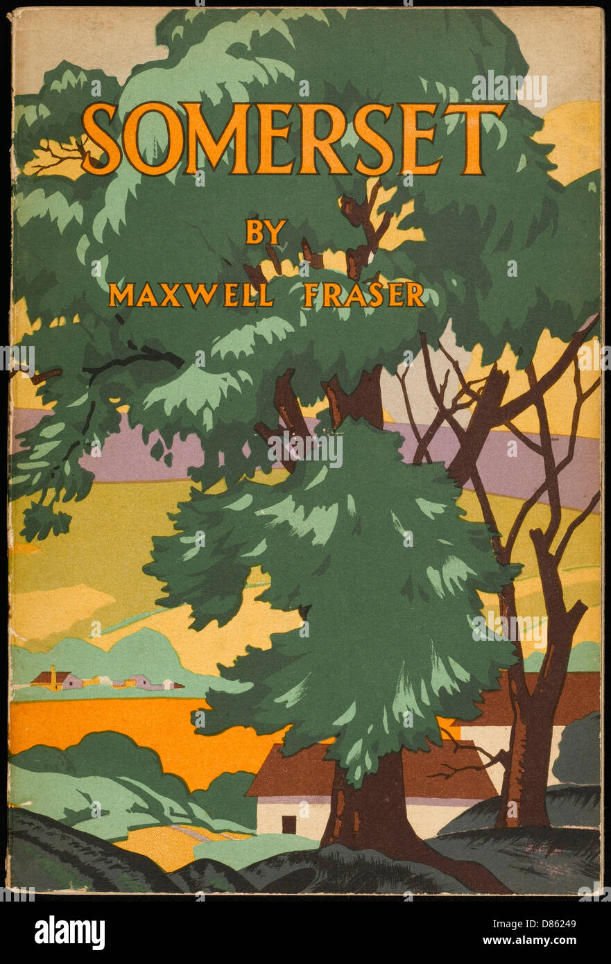 Scenario del Somerset 1934 Foto Stock