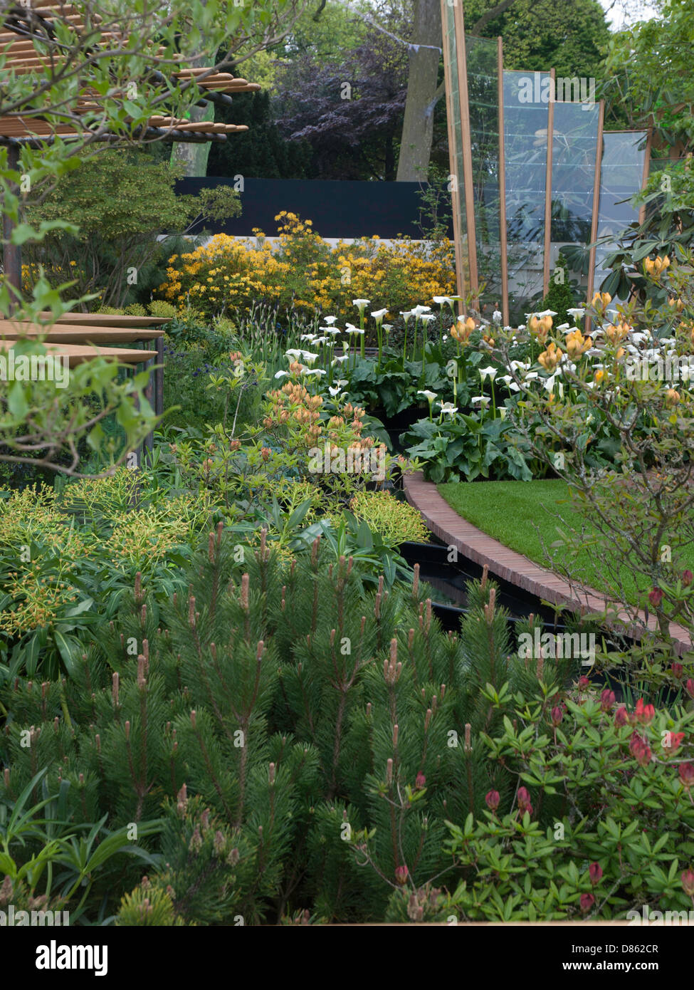 Londra, Regno Unito. Il 20 maggio 2013. Il Chelsea Flower Show. Nella foto: l'East Village Garden. Londra, UK Credit: Ian Thwaites/Alamy Live News Foto Stock