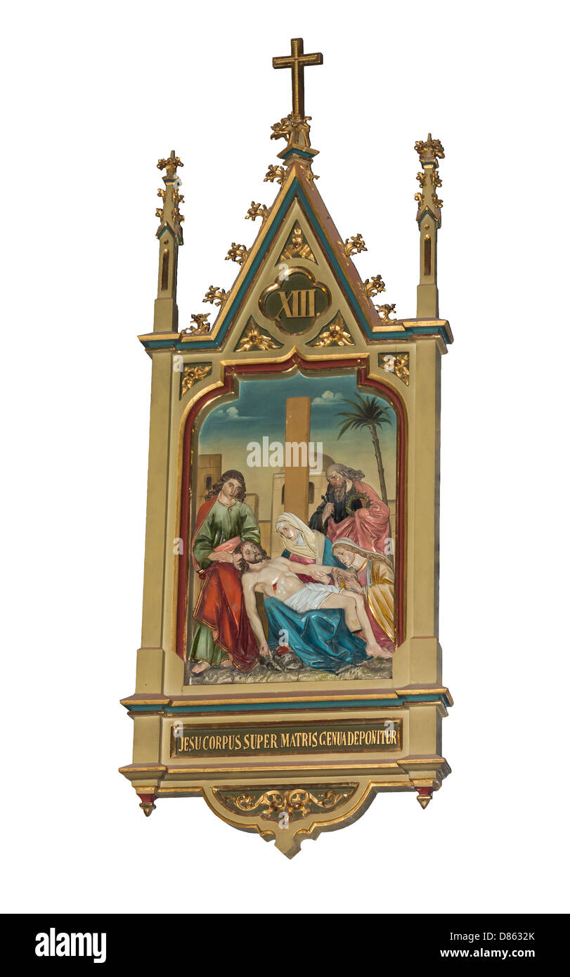 Icone di Cristo la Chiesa di San Giovanni Battista a Gerusalemme Foto Stock