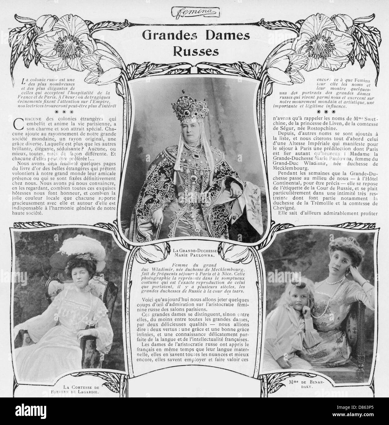 Signore russe Foto Stock