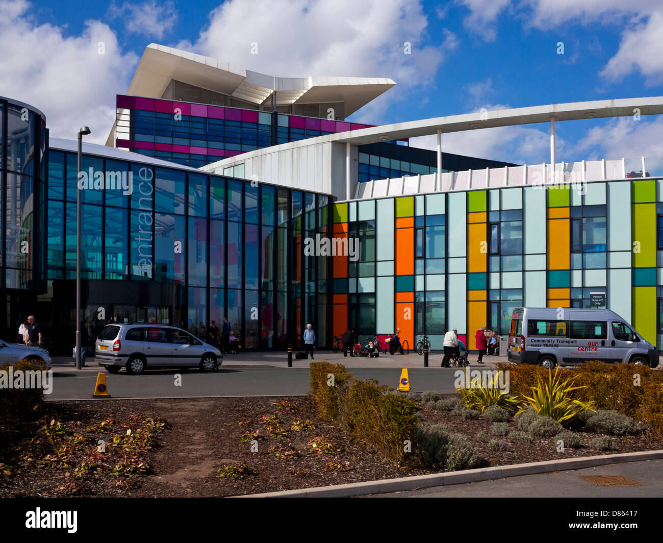 King's Mill Hospital di Sutton in Ashfield vicino a Mansfield Nottinghamshire Inghilterra gestito dalla Foresta di Sherwood Hospitals NHS Trust Foto Stock