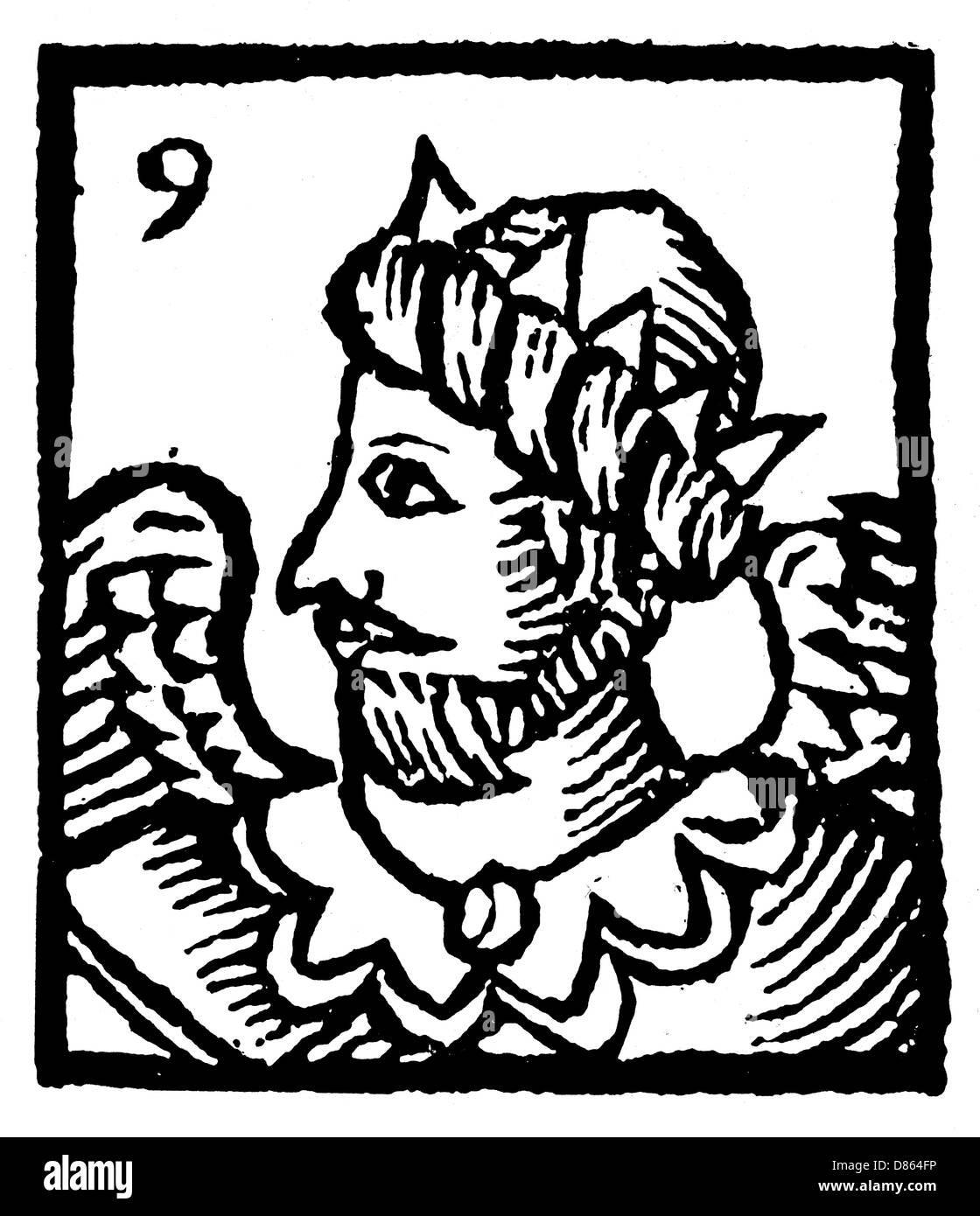 Bladud, o Blaiddyd, mitico re d'Inghilterra Foto Stock