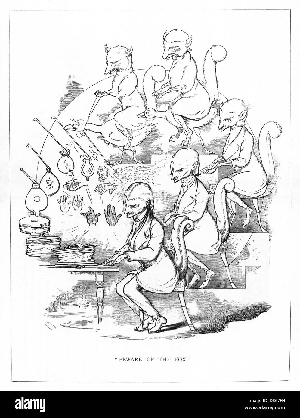 Specie di origine, CH Bennett, Sly MAN - Fox Foto Stock