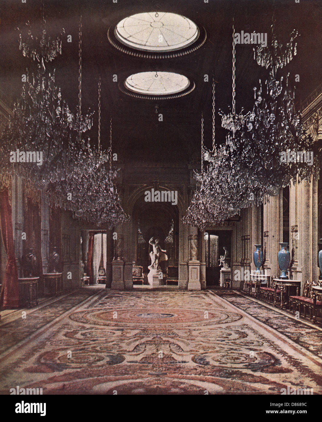 Elysee Palace Grande Salle a mangiatoia Foto Stock