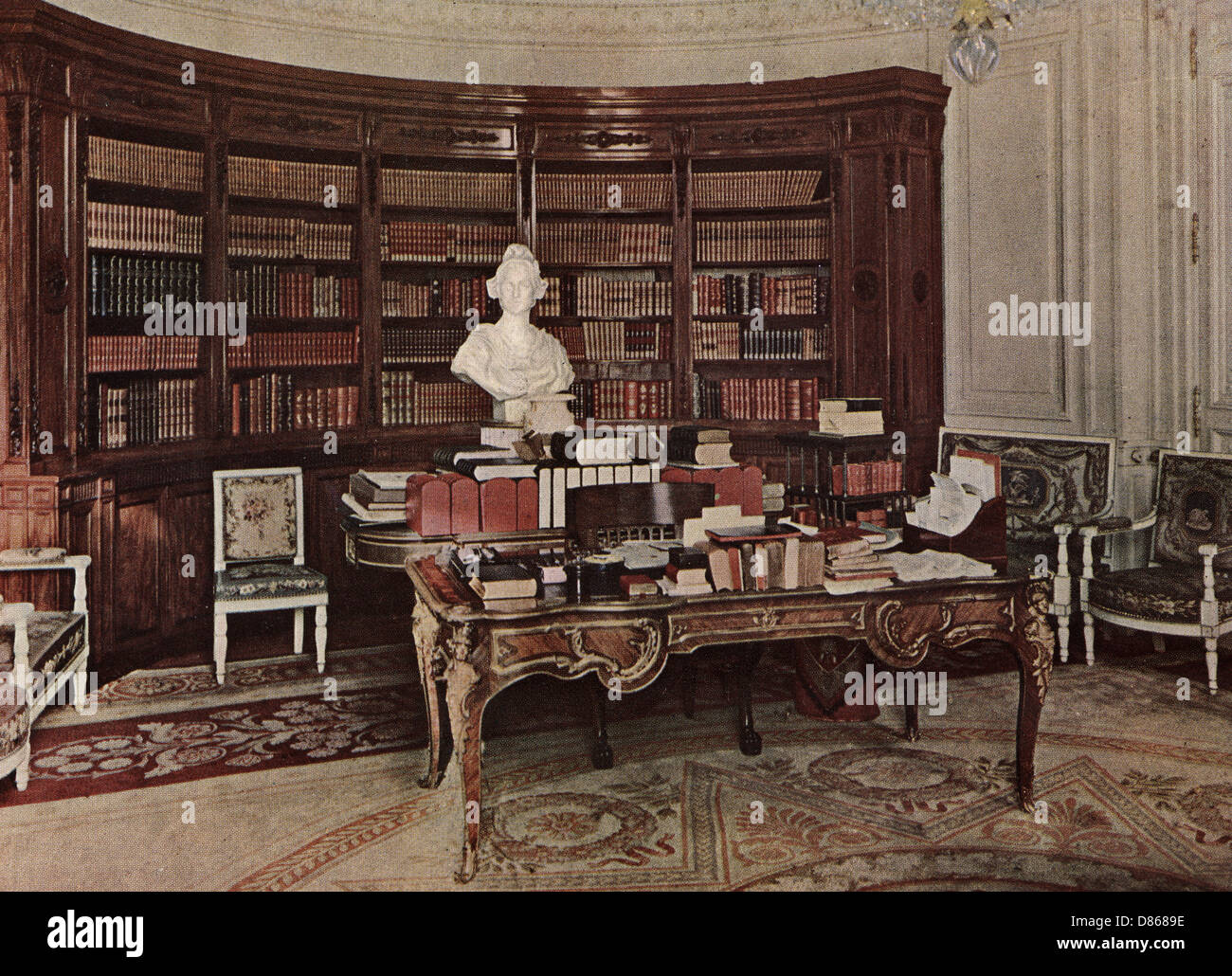 Elysee Palace - Studio del Presidente Foto Stock