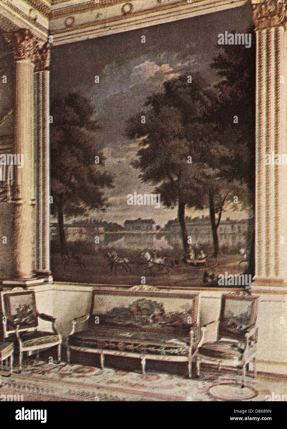 Elysee Palace - Salon Murat Foto Stock