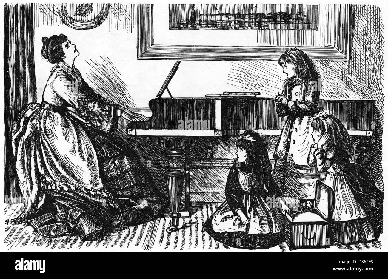 Regina prima-donna a casa, 1874 Foto Stock