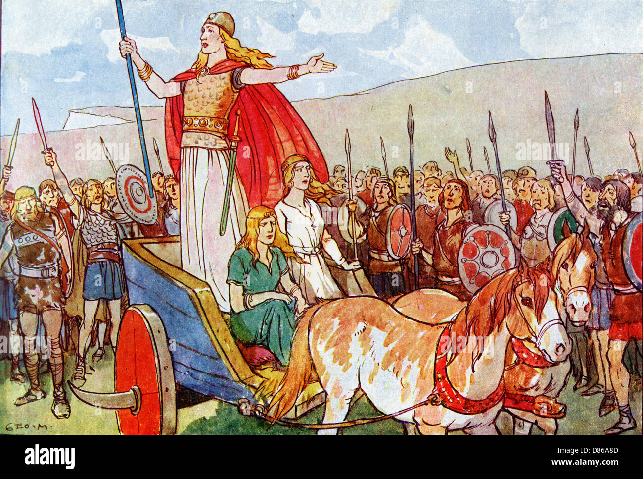 Boudicca E Le Sue Figlie Immagini e Fotos Stock - Alamy