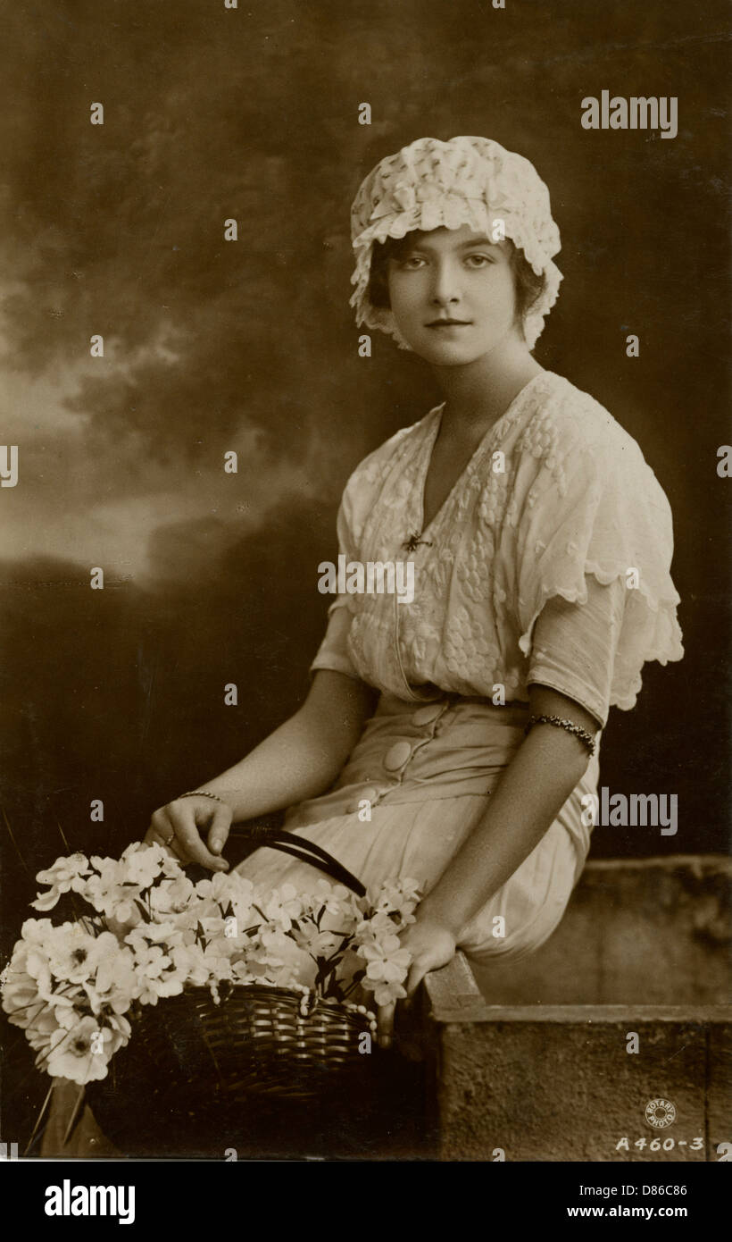 Lillian Hall-Davies, attrice cinematografica britannica Foto Stock