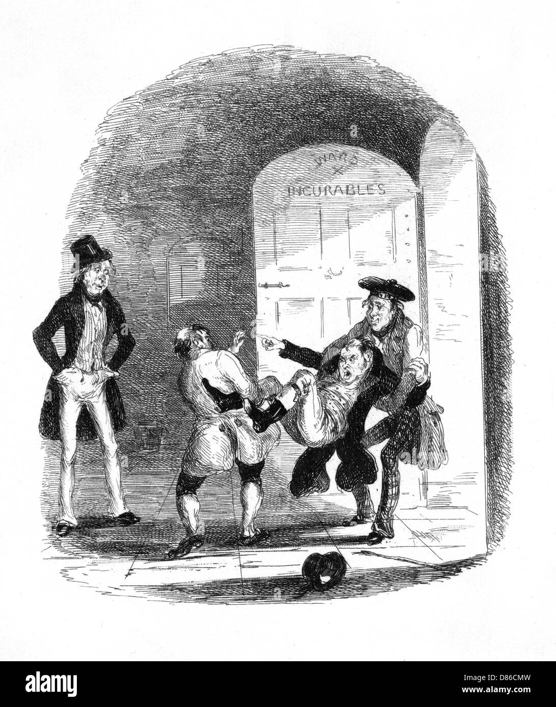 Un caso di follia sbagliata: Ammesso erroneamente all'asilo, Foto Stock