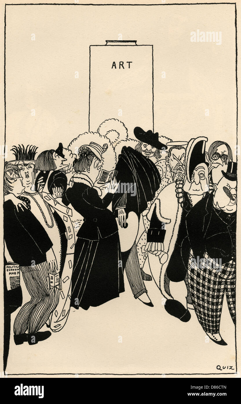 Quando l'arte ritorna al lavoro Foto Stock