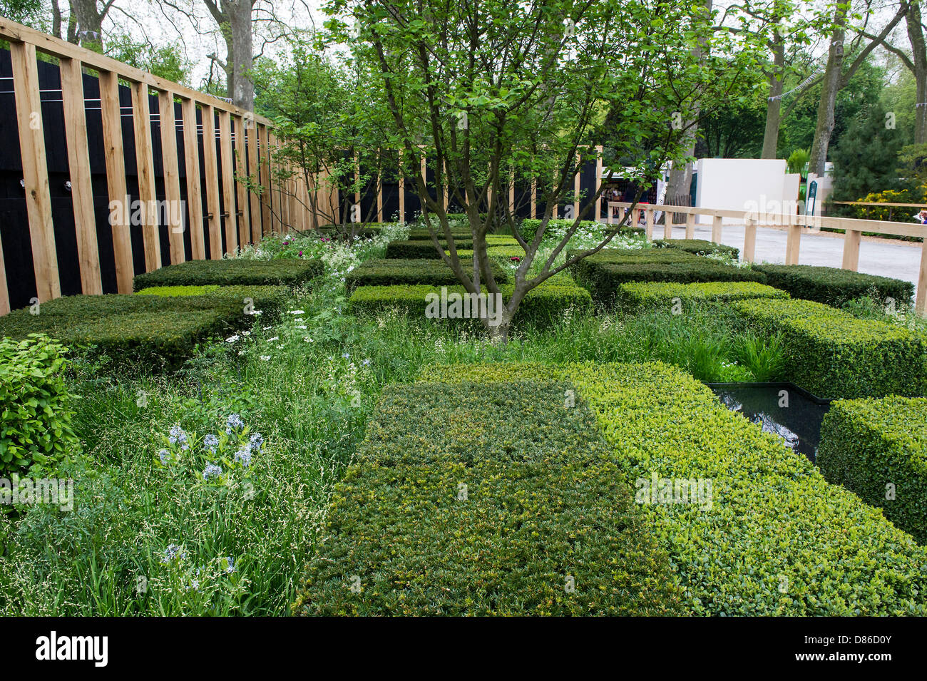 Londra, Regno Unito. 20 Maggio 2013.Il Daily Telegraph Garden. Il primo giorno del Chelsea Flower Show. Il Royal Hospital Chelsea. Credito: Guy Bell/Alamy Live News Foto Stock