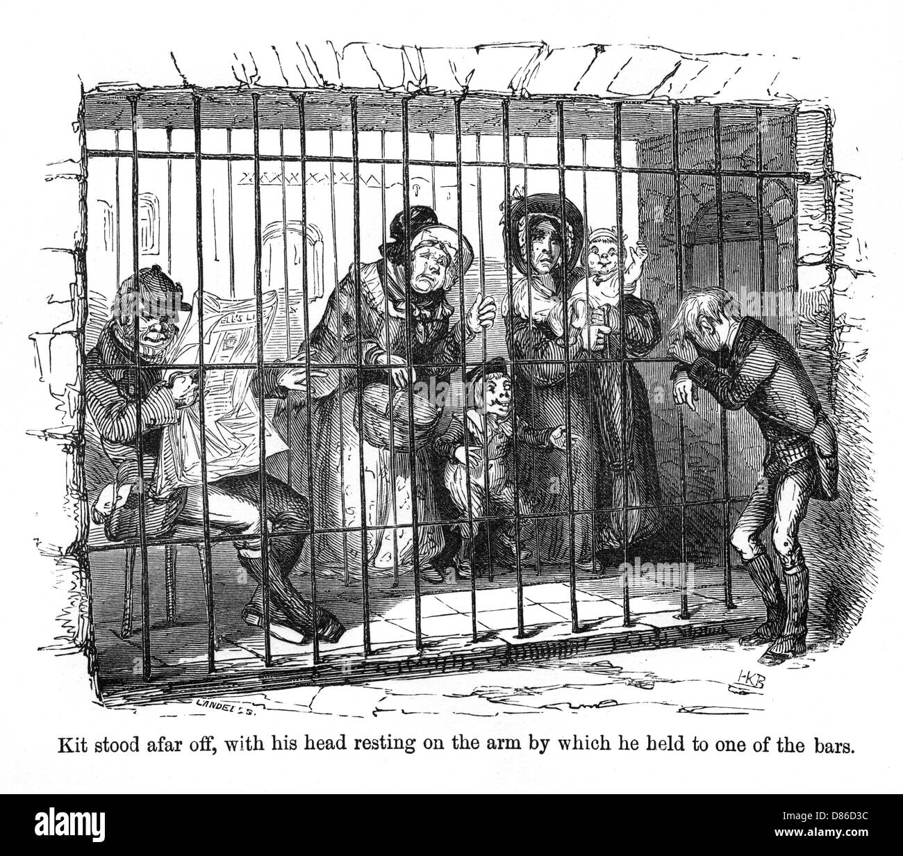 The Old Curiosity Shop, Kit dietro i bar Foto Stock