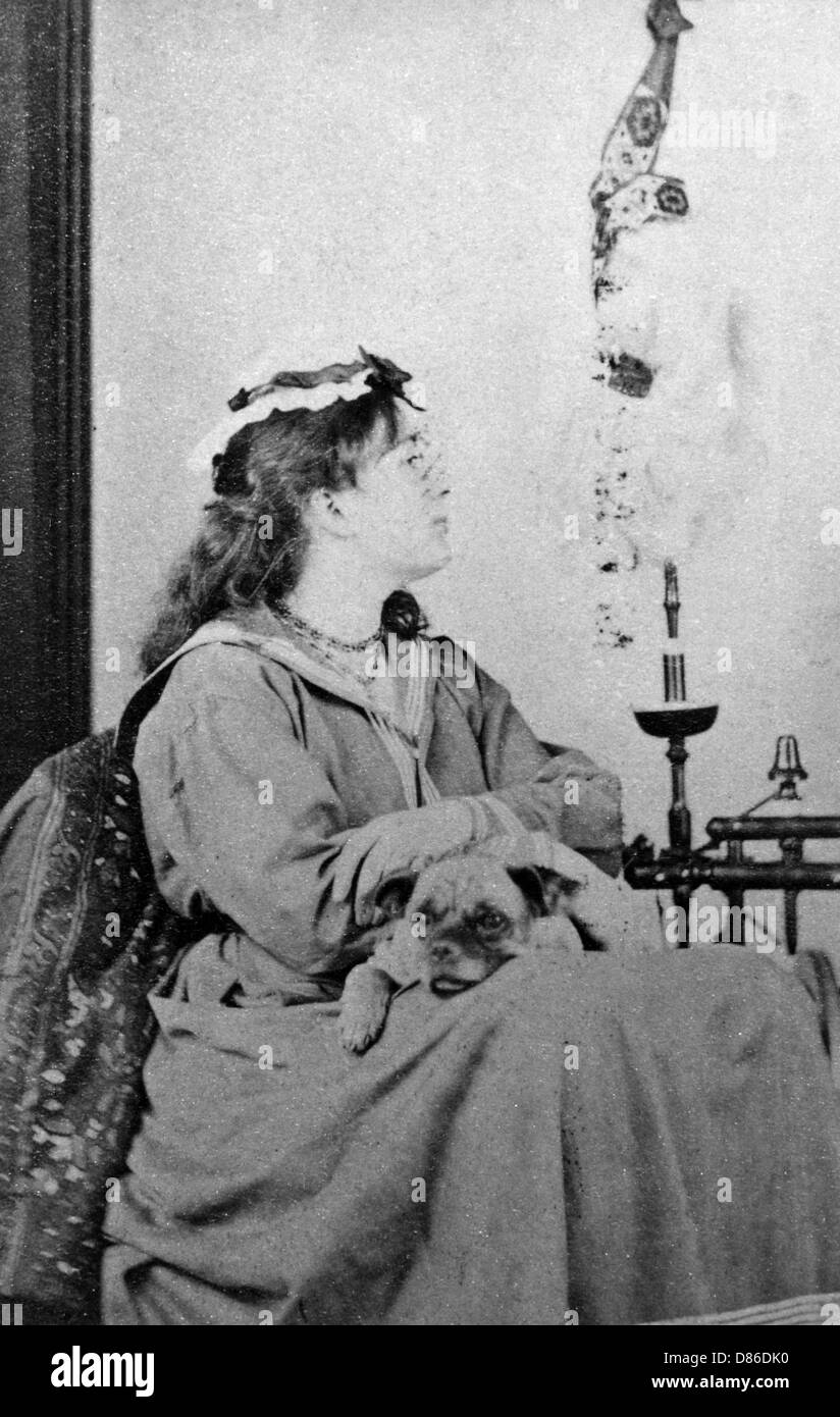 Georgina Weldon, attivista, cantautrice e cantautrice dilettante Foto Stock