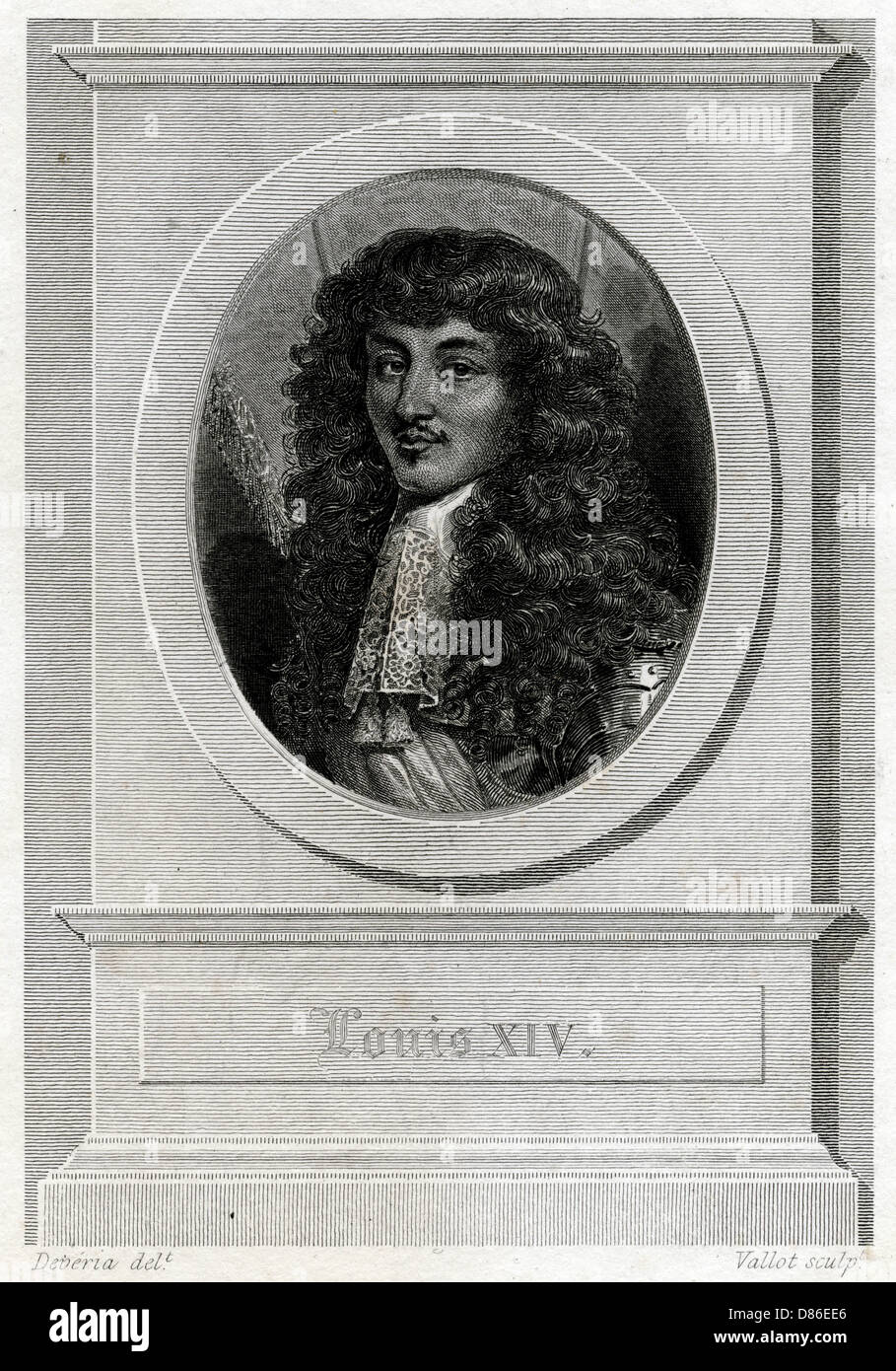 Louis XIV - Re di Francia Foto Stock